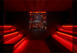 Glowing Lava Sauna 