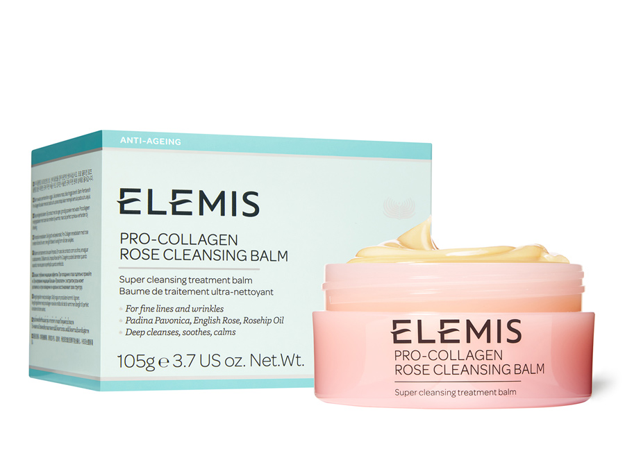 elemis pro-collagen rose cleansing balm with box