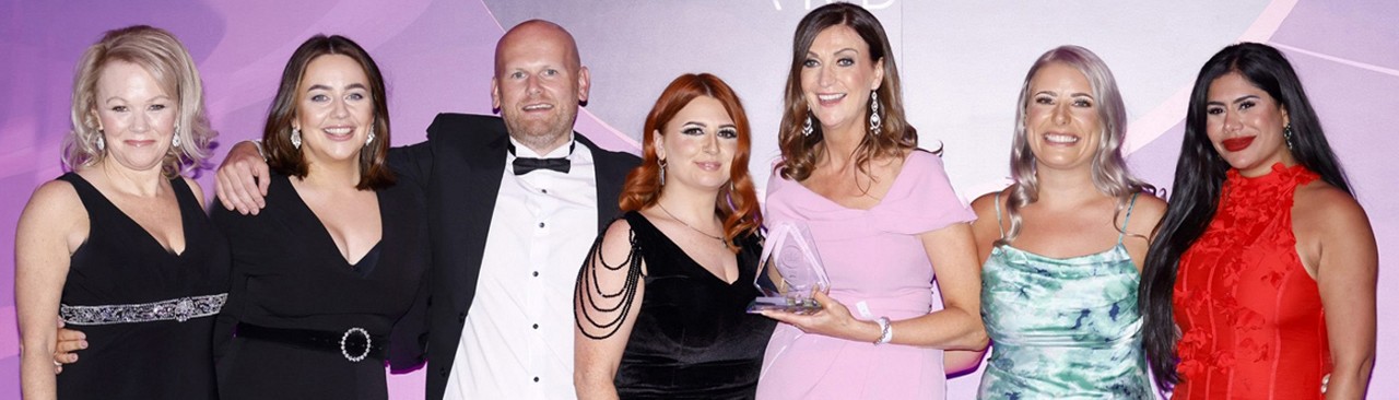 the aqua sana team at the awards