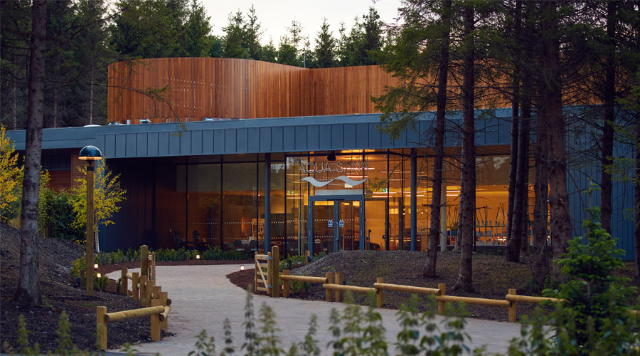 Exterior of the spa