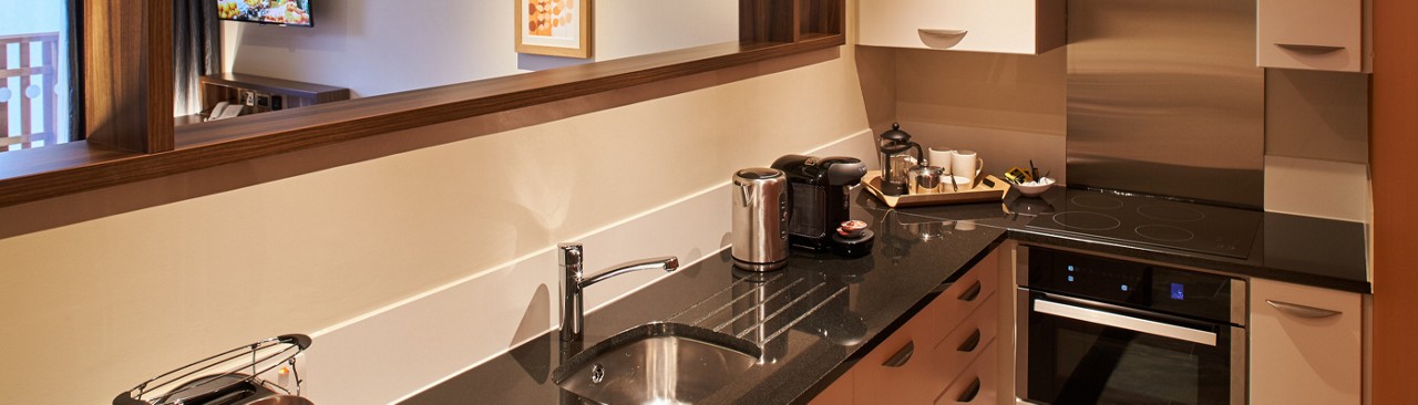 kitchen in apartment 